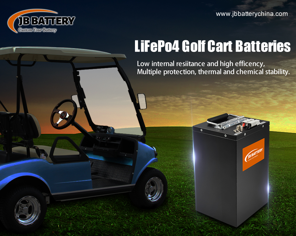 Pacco batteria agli ioni di litio 48 V per il carrello da golf e perché è meglio delle opzioni della batteria del piombo acido